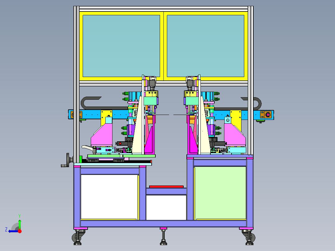手机FFC冲裁检测机（FFC软排线冲切机及CCD视觉检测设备）右视图