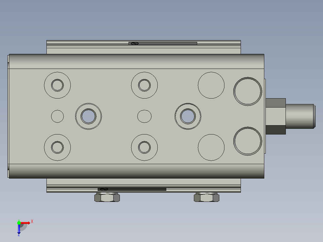 MXQ12A-10ZB-M9N俯视图