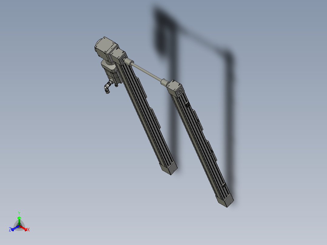 双传动模组KXT-75CP-1000-(1)主视图