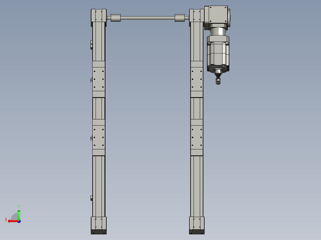 双传动模组KXT-75CP-1000-(1)后视图
