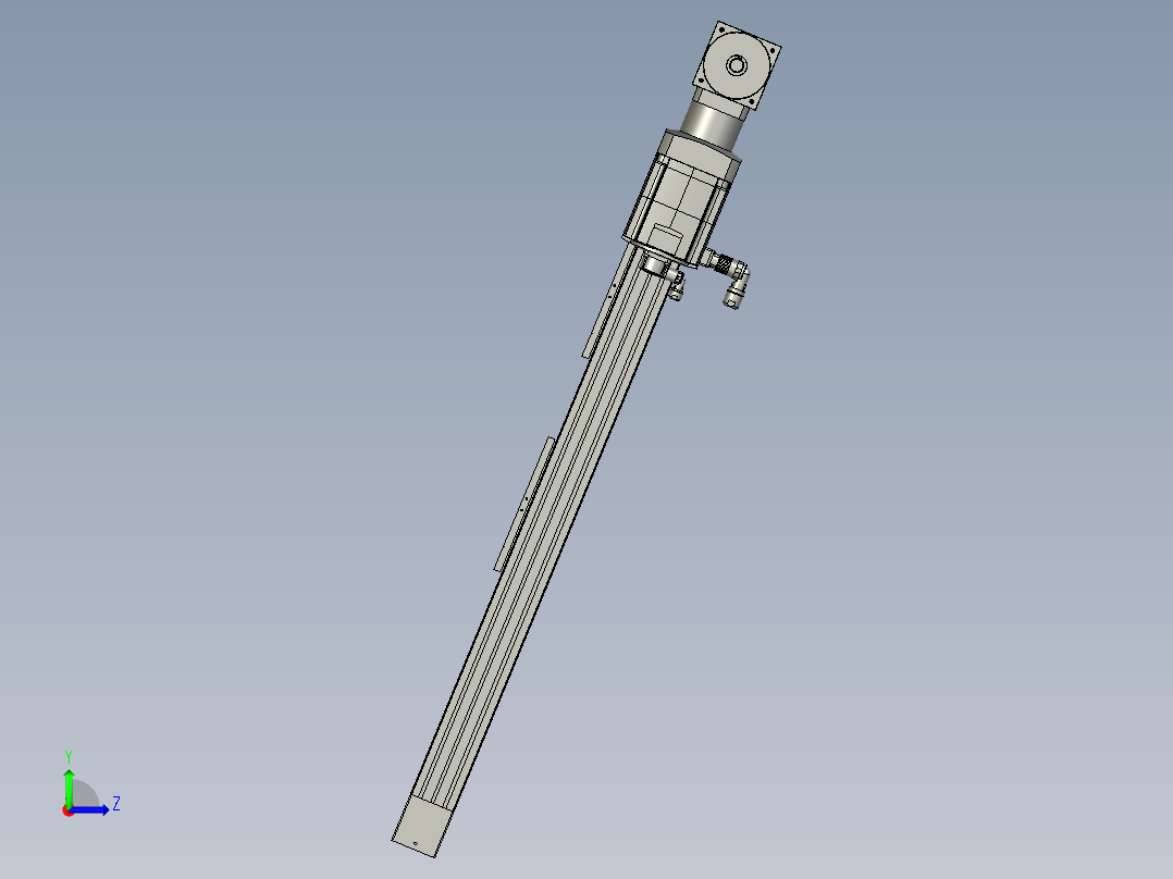 双传动模组KXT-75CP-1000-(1)左视图