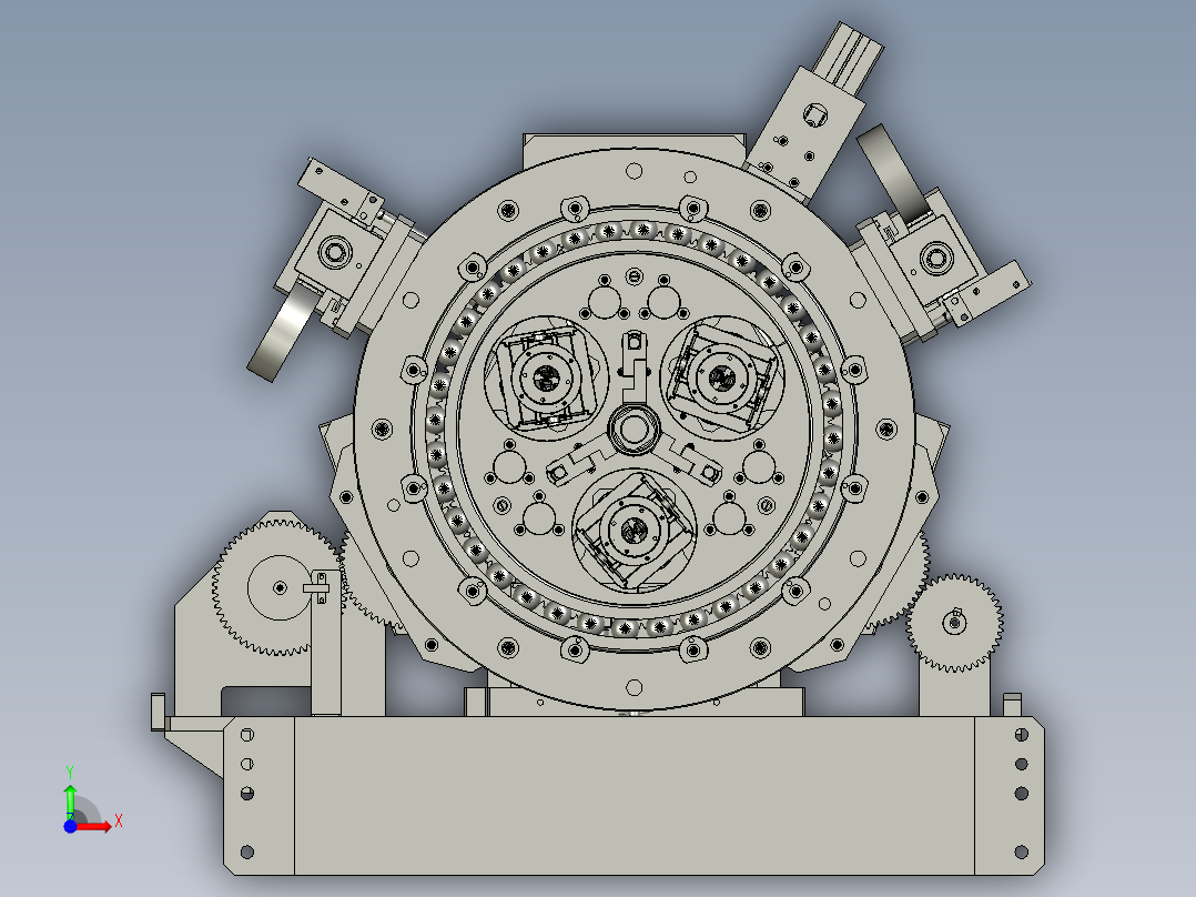 YWP200K4-02-00卷绕头组件前视图