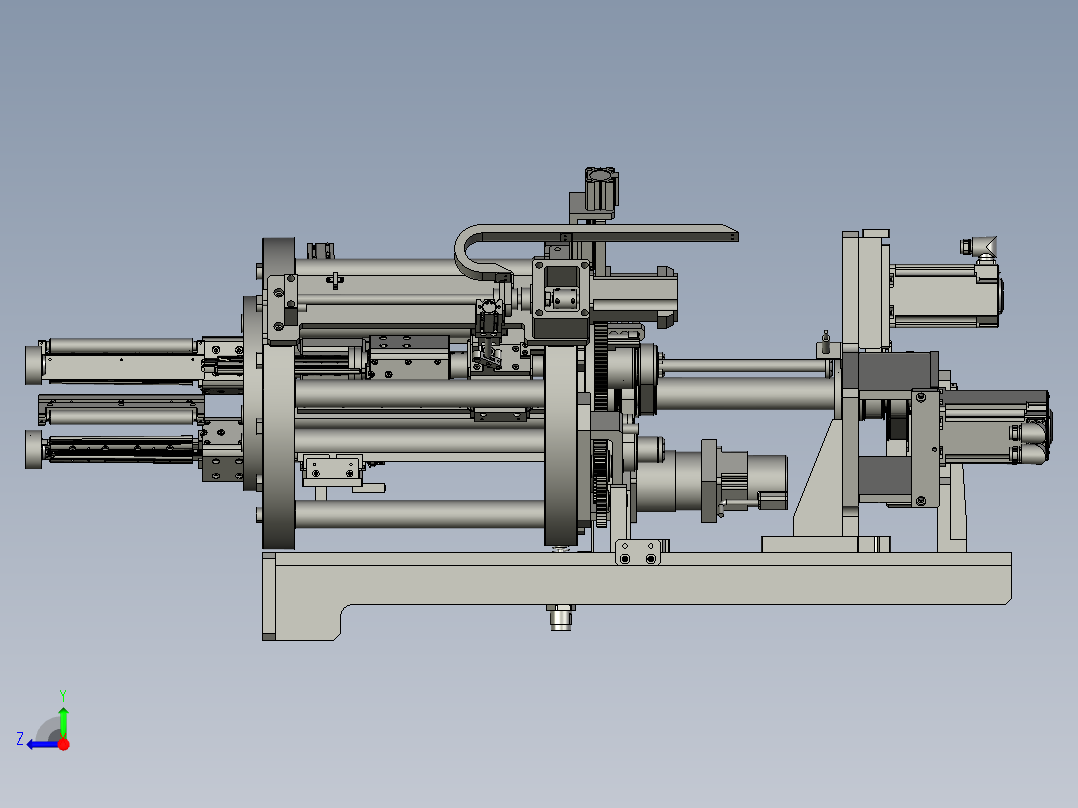 YWP200K4-02-00卷绕头组件右视图