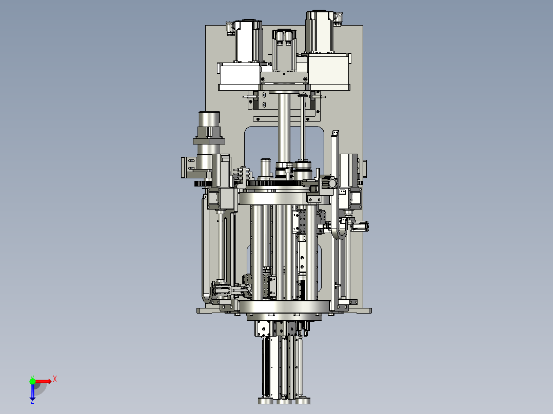 YWP200K4-02-00卷绕头组件俯视图