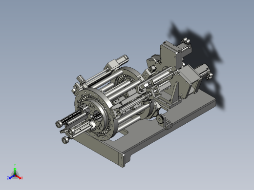 YWP200K4-02-00卷绕头组件正等轴测缩略图