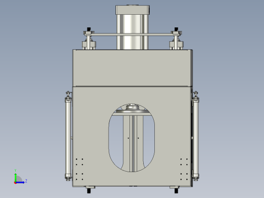 PY-4合1下槽组件-00下槽部分左视缩略图