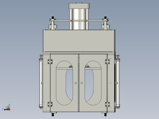 PY-4合1下槽组件-00下槽部分右视缩略图