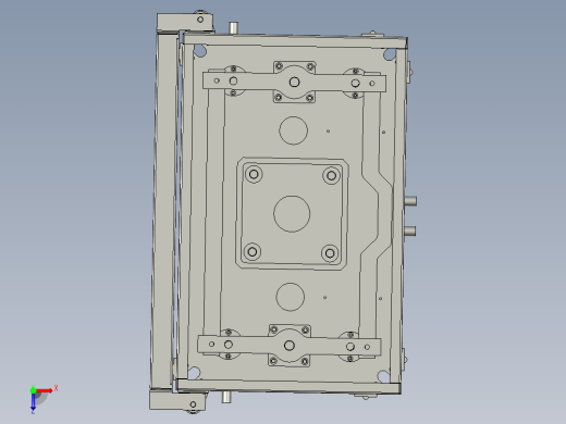PY-4合1下槽组件-00下槽部分俯视缩略图