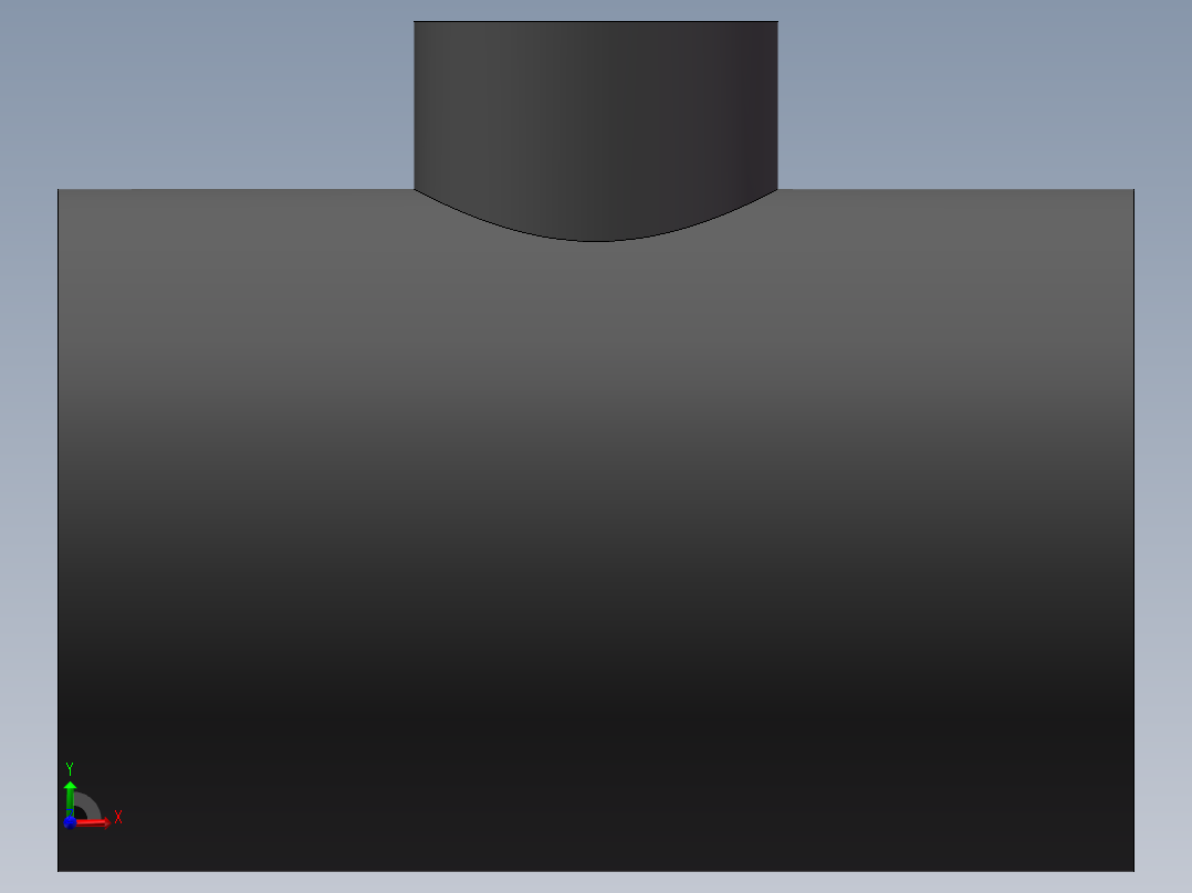 RTee_DN125_65_U-PVC前视图