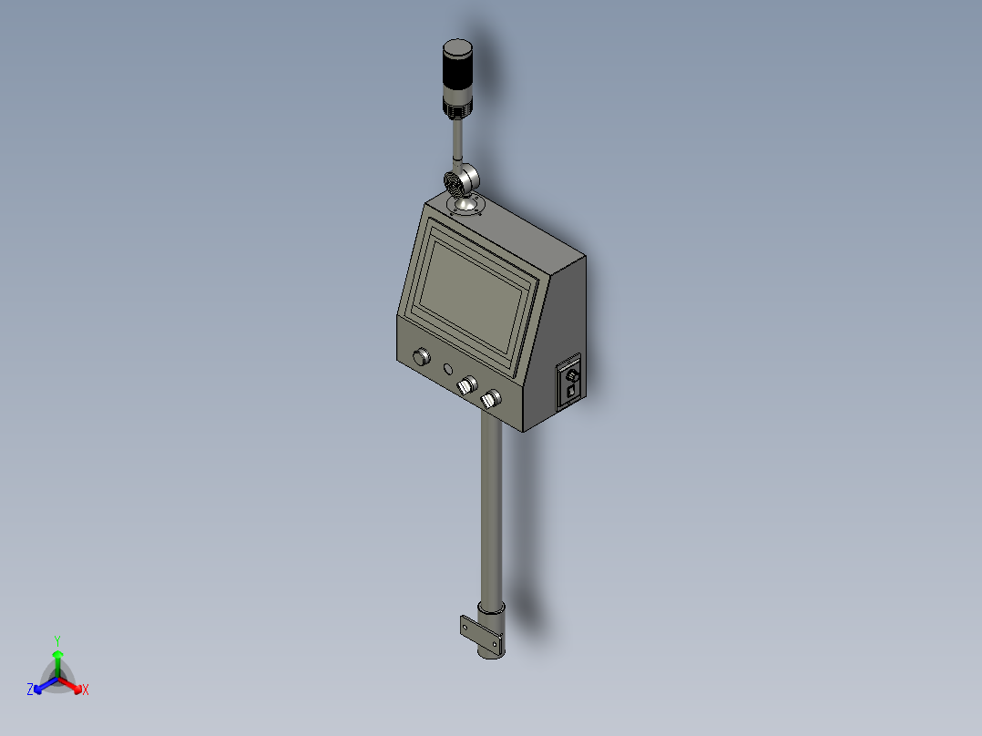 电源盒称重机专用0104-B正等轴测图