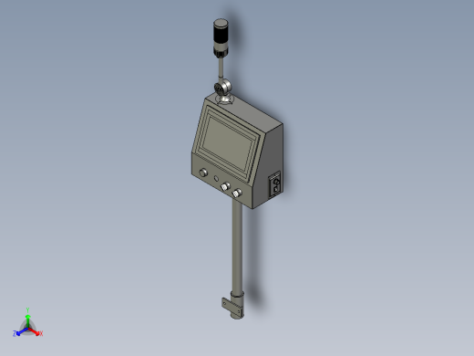 电源盒称重机专用0104-B正等轴测缩略图