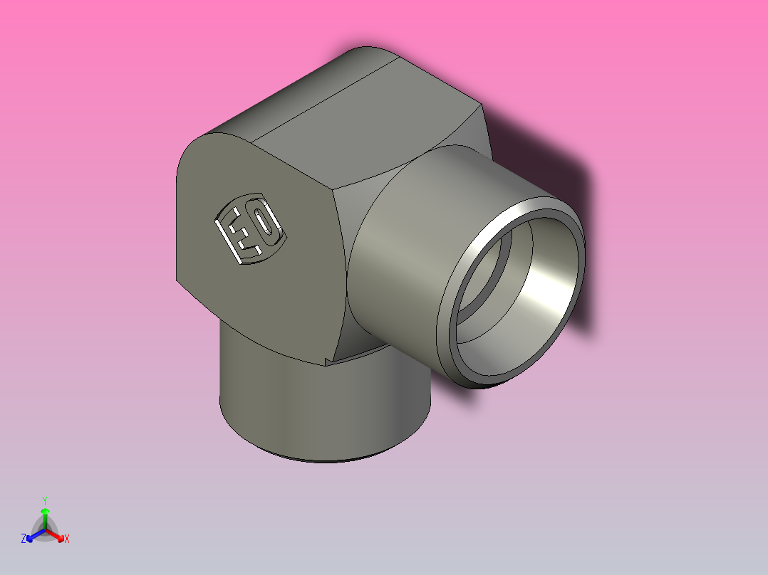 EO管接头弯头W10LLCFX.stp主视图