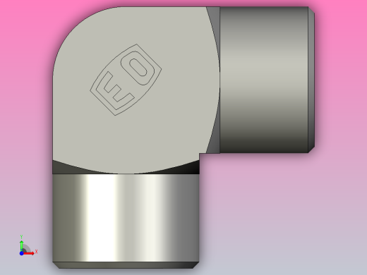 EO管接头弯头W10LLCFX.stp前视缩略图