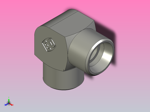 EO管接头弯头W10LLCFX.stp正等轴测缩略图