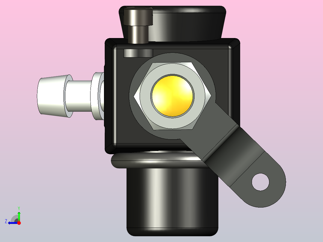 遥控化油器右视图