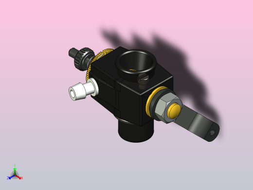 遥控化油器正等轴测缩略图