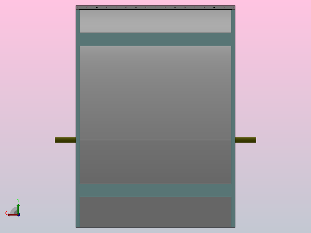 SAB-KH双吸后倾离心风机[KH 18]应达风机后视图