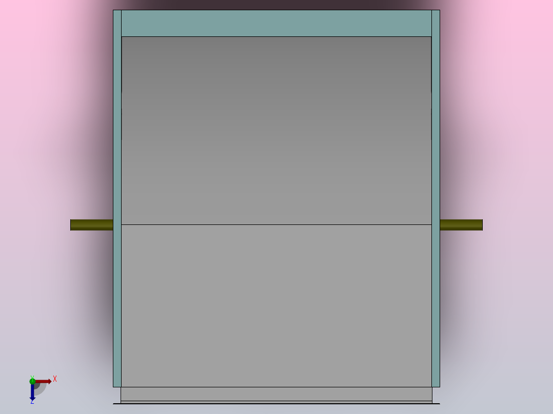 SAB-KH双吸后倾离心风机[KH 18]应达风机俯视图