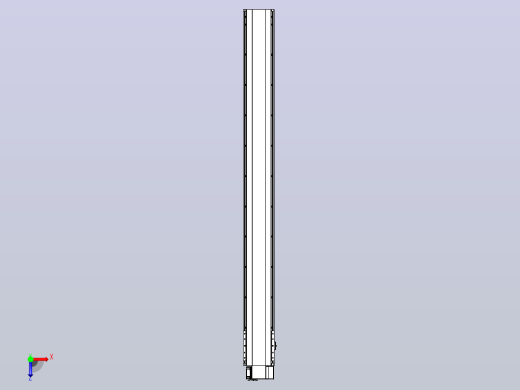 皮带直线轴半封闭可选导轨TPA-HNB-202D-140-L2000-RP-C-P75-N3俯视缩略图