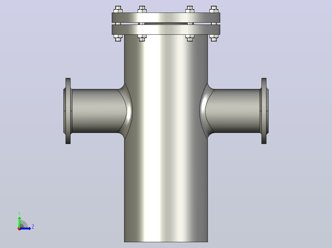 SD16C 篮式过滤器[50]左视图