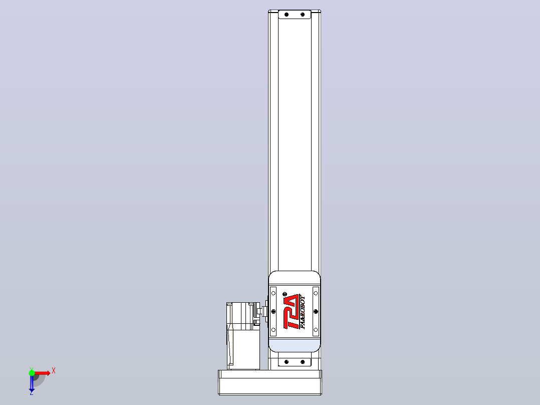 滚珠丝杠直线轴带导轨全封闭TPA-HCR-65S-1610C-L300-ML-C-P10-N3俯视图