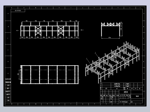 钢结构厂房设计CAD