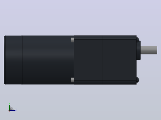 90DC(65W╱120W)微型直流组合型减速电机[90DC65GV24R16-90GM7.5HK]左视缩略图
