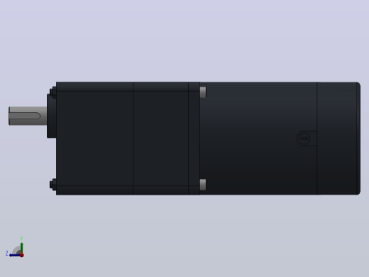 90DC(65W╱120W)微型直流组合型减速电机[90DC65GV24R16-90GM7.5HK]右视缩略图