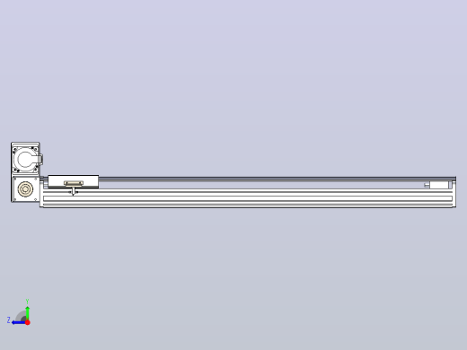皮带直线轴半封闭可选导轨TPA-HNB-175D-140-L1000-LU-C-P75-N3右视缩略图