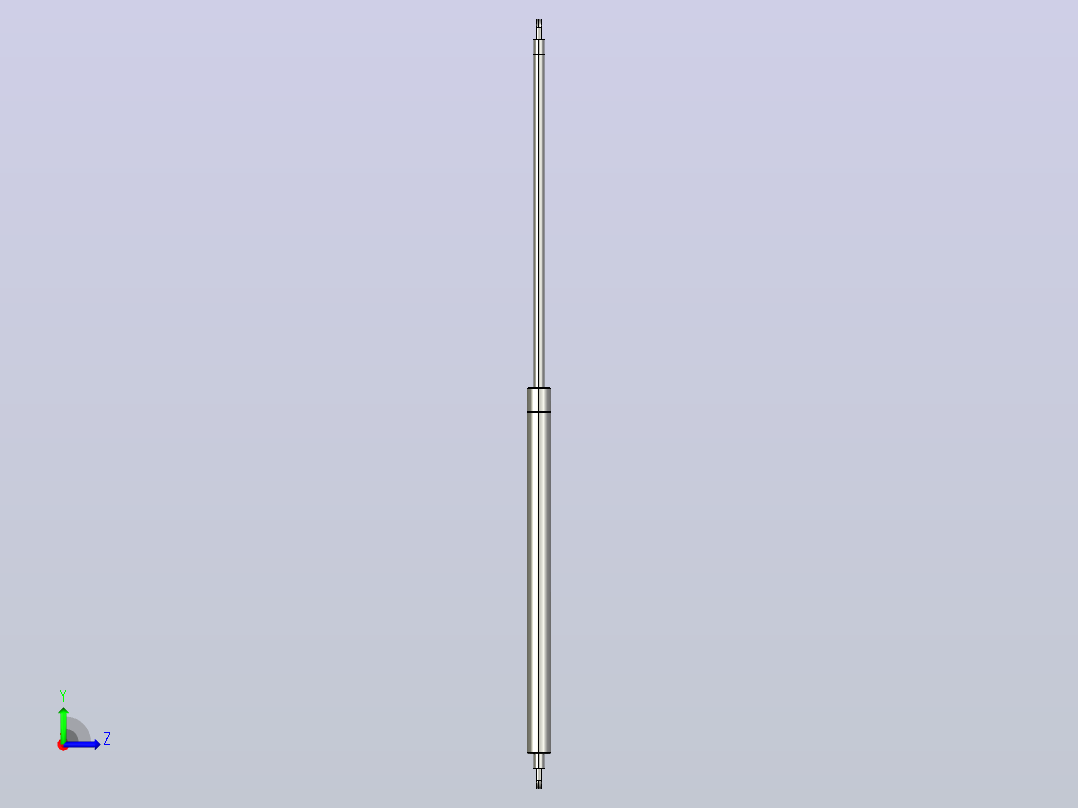 gsb22-e-e-s290_asm氮气弹簧左视图