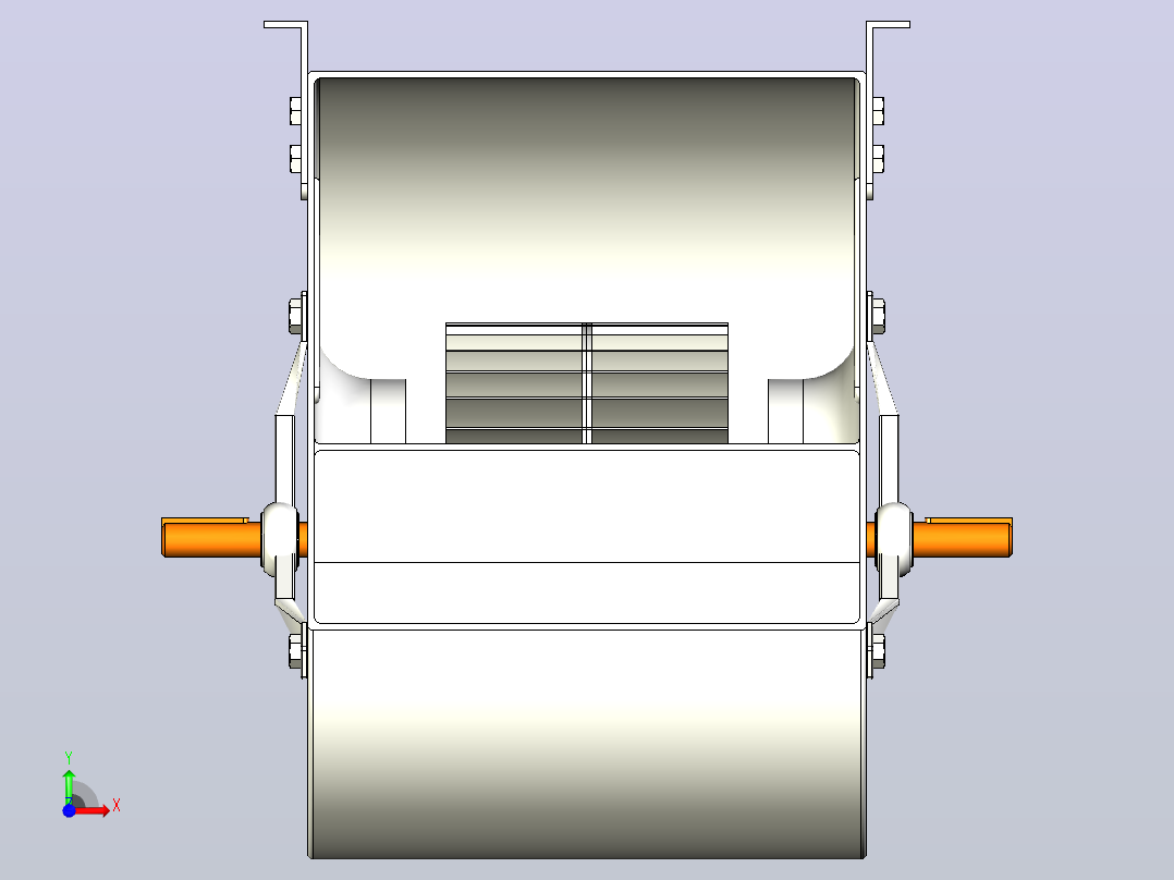 SYD-L离心风机[SYD250 L].step前视图