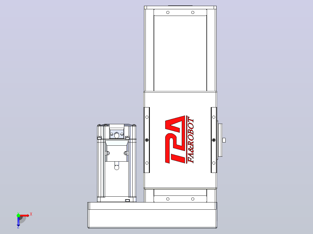 滚珠丝杠直线轴带导轨全封闭TPA-HCR-110D-1610C-L100-ML-Y-P40-N3俯视图