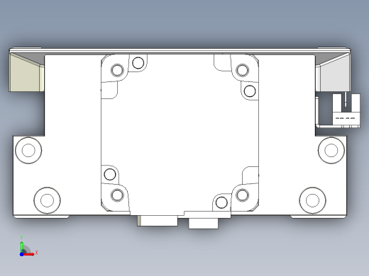 滚珠丝杠直线轴内置导轨TPA-GCR-170-2510C-L1350-M-M75-N3前视缩略图