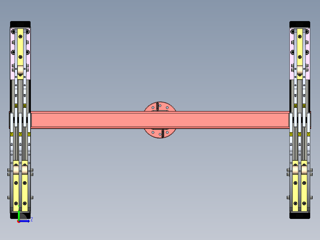 机械臂末端执行器左视图