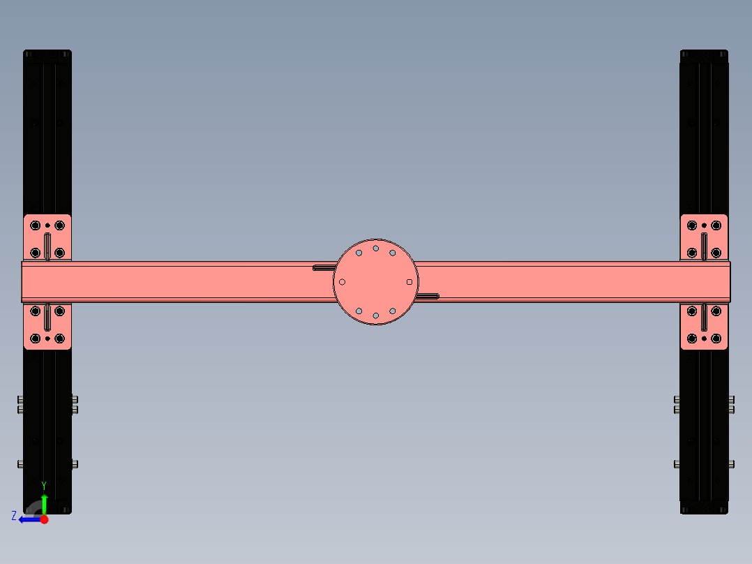 机械臂末端执行器右视图