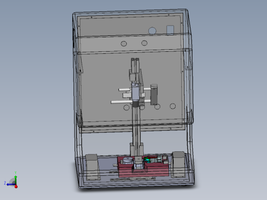 零件防错视觉检测机（sw18可编辑+工程图+BOM）
