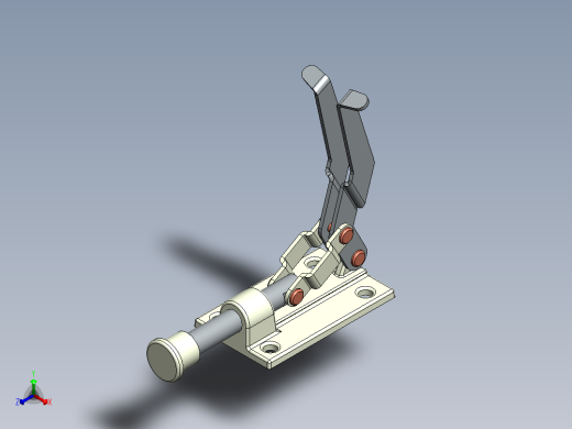 Door Clamp门夹3D数模图纸 Solidworks设计