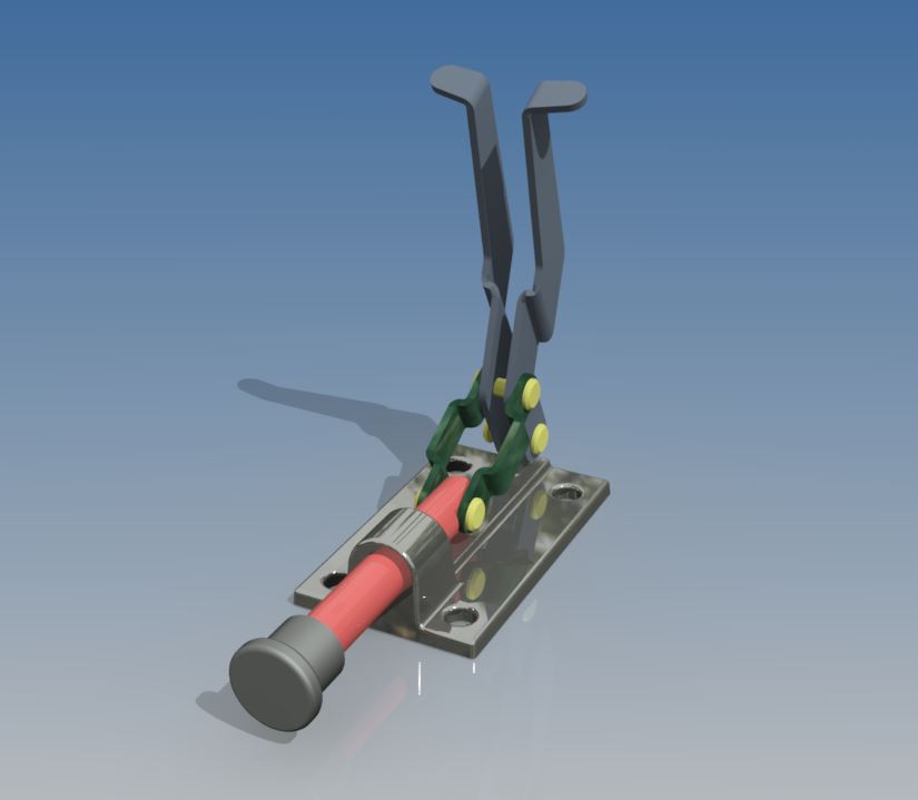 Door Clamp门夹3D数模图纸 Solidworks设计