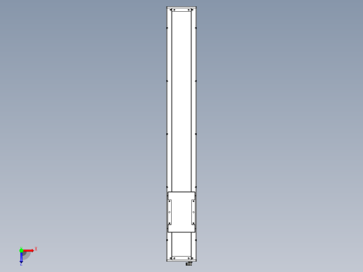 Toyo东佑达直线模组-ECH17-1000-M-400W-A2俯视缩略图