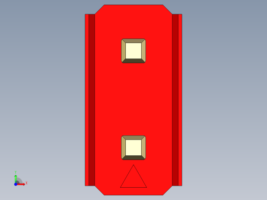 彩色公头100mil（2.54mm）系列-DS1021_red_2x01p_100mil_Type43_rev1.0前视缩略图