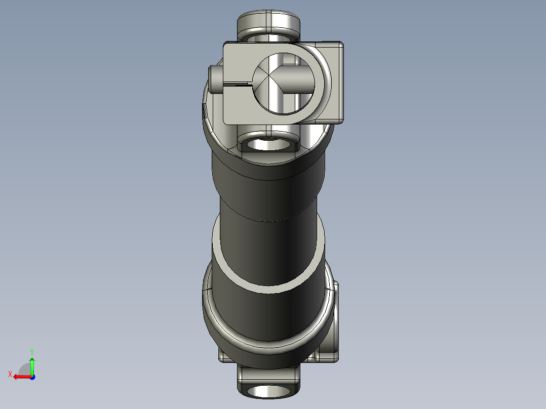 万向节传动装置后视图