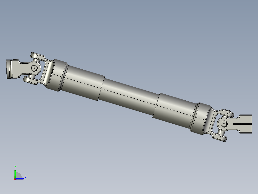 万向节传动装置左视图