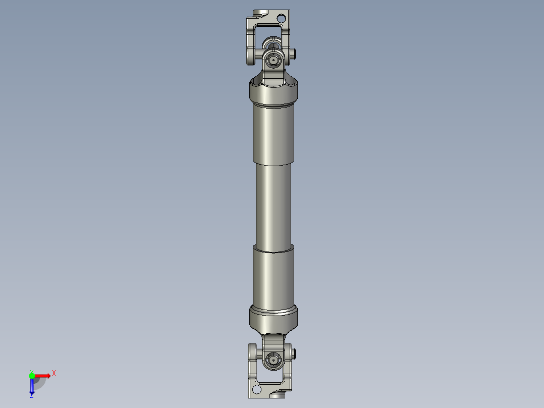 万向节传动装置俯视图