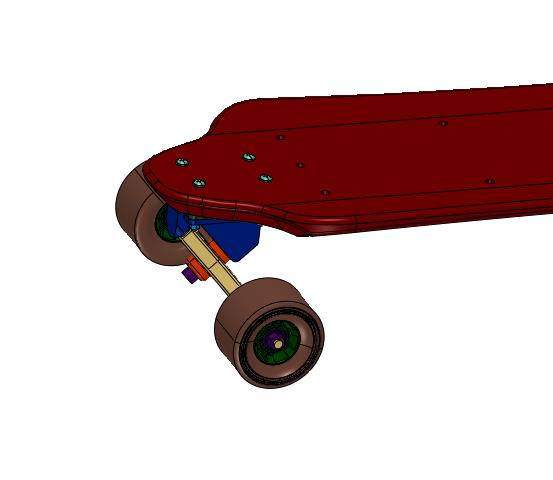 一体式四轮代步电动滑板车