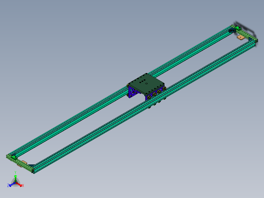 铝型材框架伺服移动机