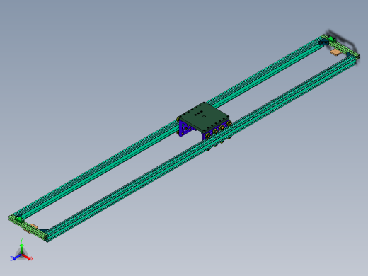 铝型材框架伺服移动机