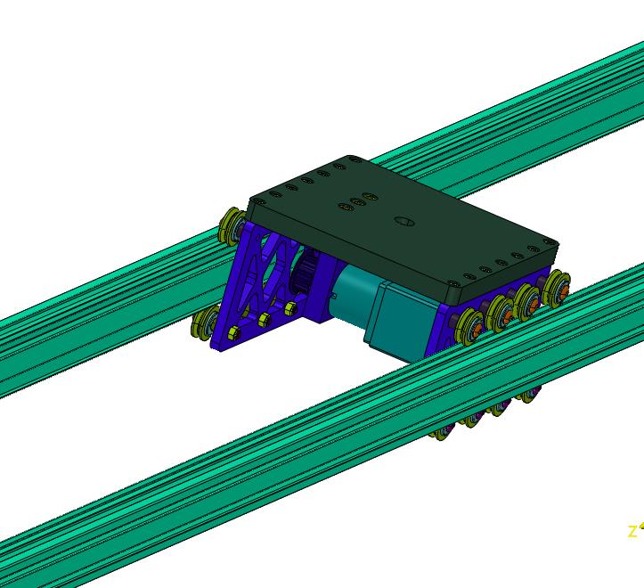 铝型材框架伺服移动机