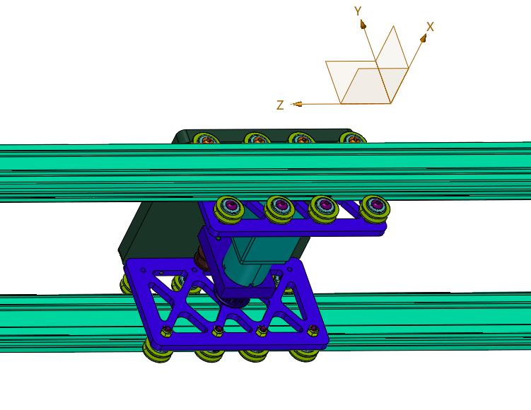 铝型材框架伺服移动机