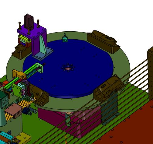 人工上件转台贴膜机