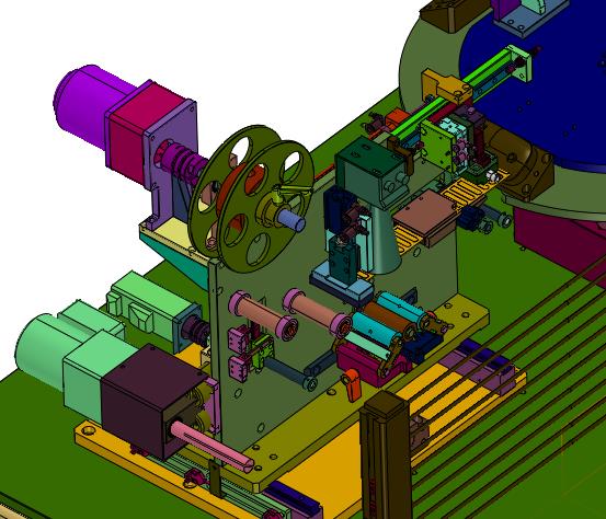 人工上件转台贴膜机